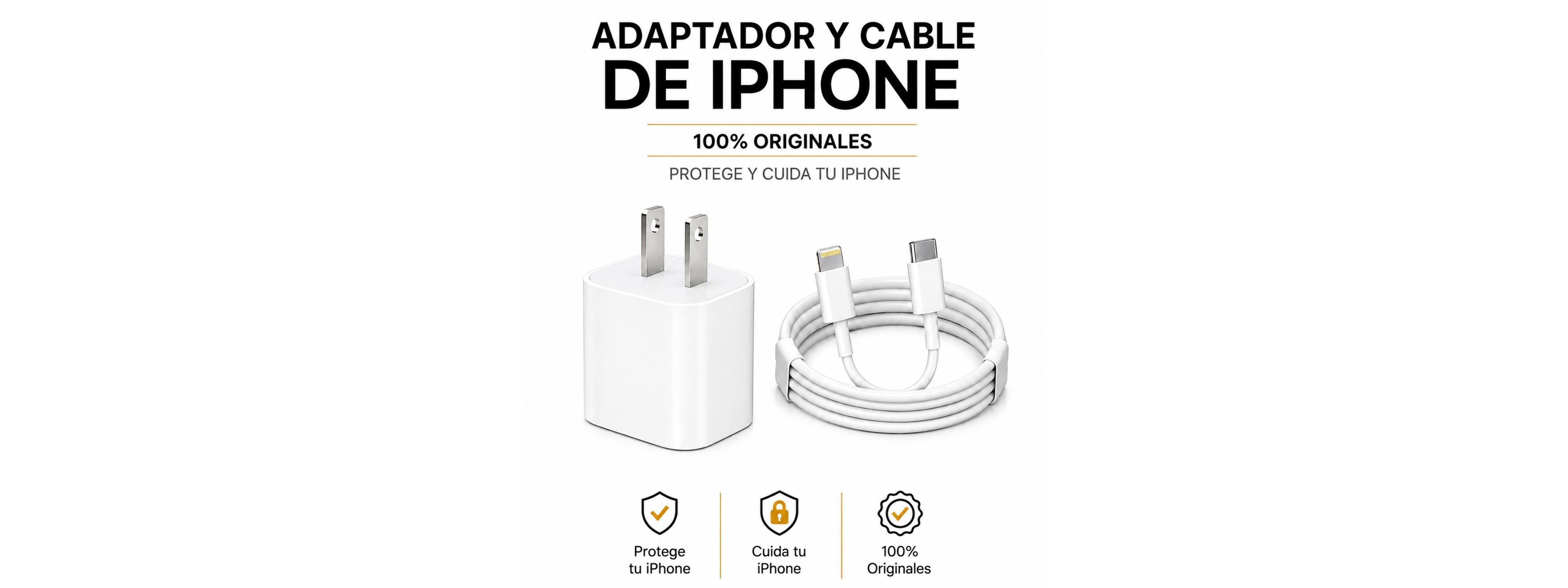 Adaptador y cable de iPhone - AuroPrime