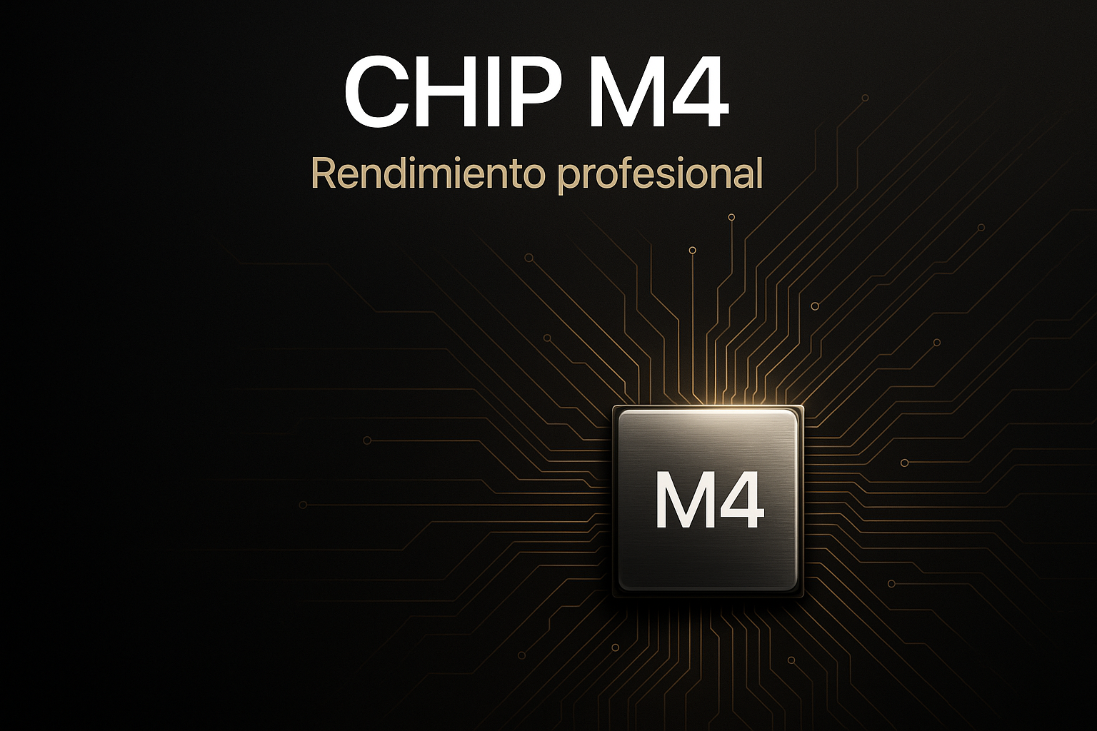MacBook Pro M4 - Chip M4, rendimiento profesional