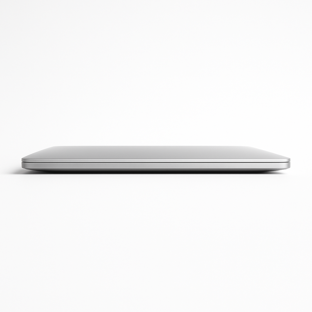MacBook Air 15 M5 - vista de perfil delgado